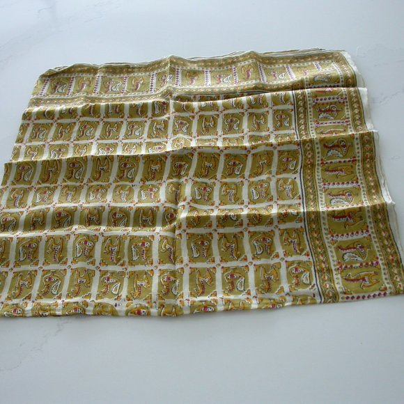 Vintage Silk Scarf - Picture 1 of 4